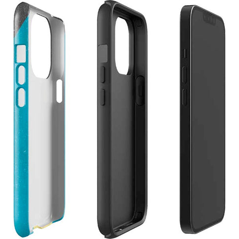 Bahamas Flag Distressed iPhone 14 Pro Impact Case